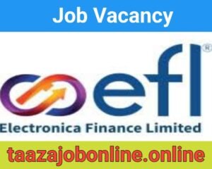 Electronica Finance Ltd Job For Branch Credit Managers