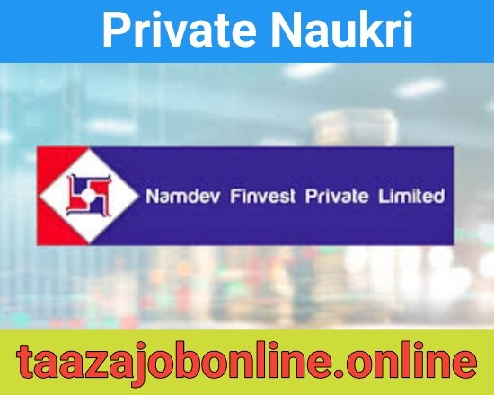 Namdev Finvest Job 2025 For RSM / ASM | RCM | ACM